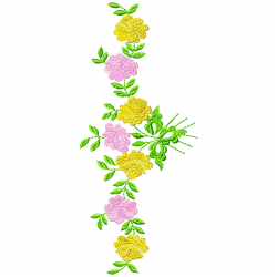 Flowers And Tree Embroidery Design 3 Flowers And Tree Embroidery Design 3